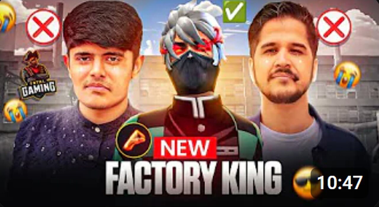 PS-GAMING - No Gun Skin 😲 27 Kills Op 1 Vs 4 Gameplay 😈🌍 New Factory King