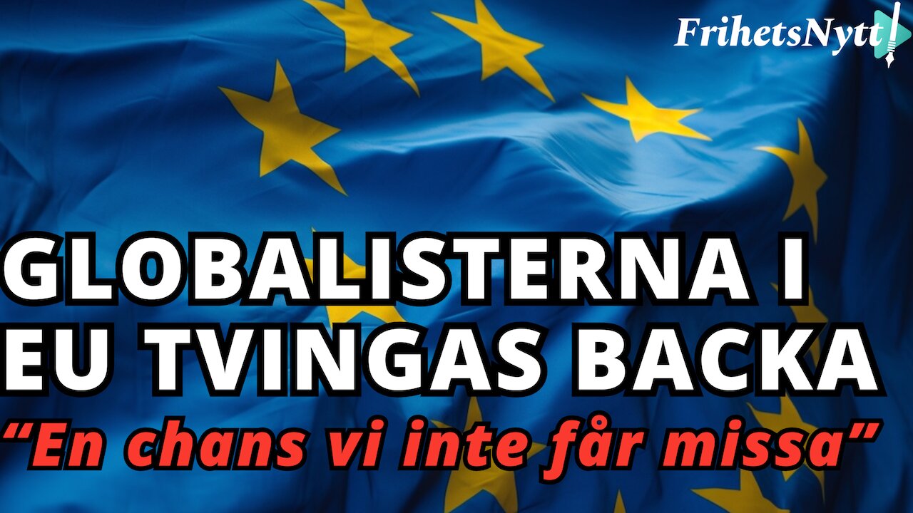 "Globalisterna i EU tvingas backa – detta är en chans vi inte får missa"