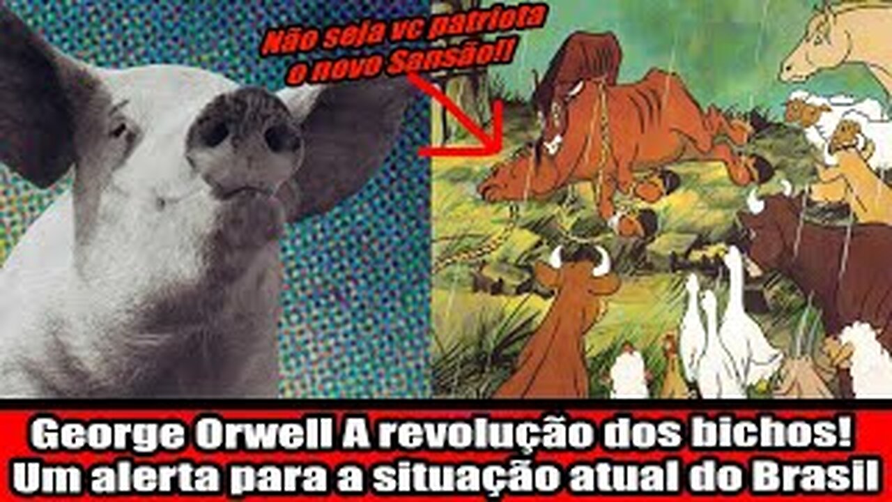 George Orwell A revolução dos bichos! Um alerta para a situação atual do Brasil