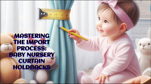 Importing Nursery Window Curtain Holdbacks: From Customs Bond to ISF Filing