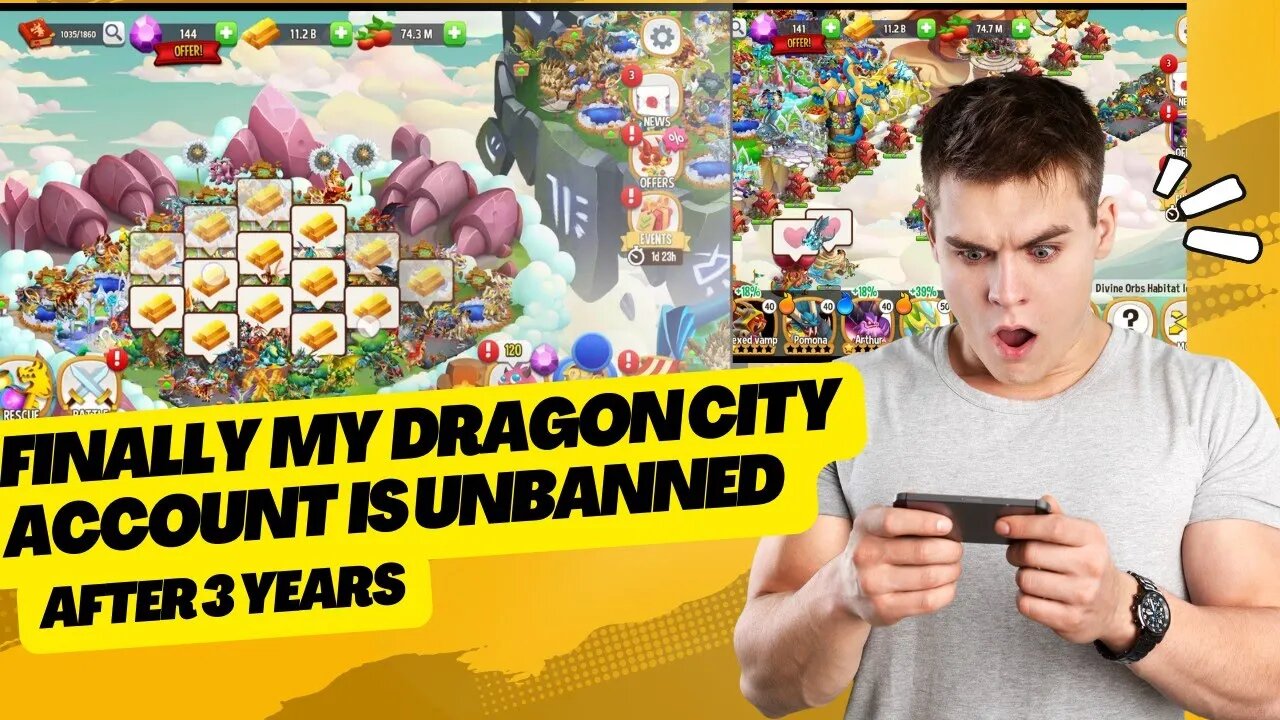 After 3 Years My Account Is Unbanned😍 | Dragon City Mobile | I Am Able To Join Alliances😍