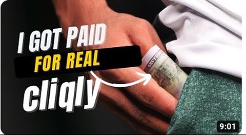 Cliqly "I Got Paid," And So Should You