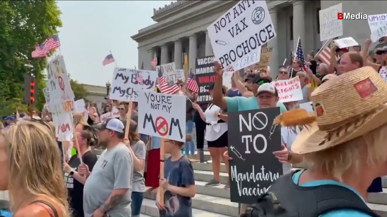 USA - Washington State - Olympia (Protest against Mandatory Vaccines) [August 13, 2021]