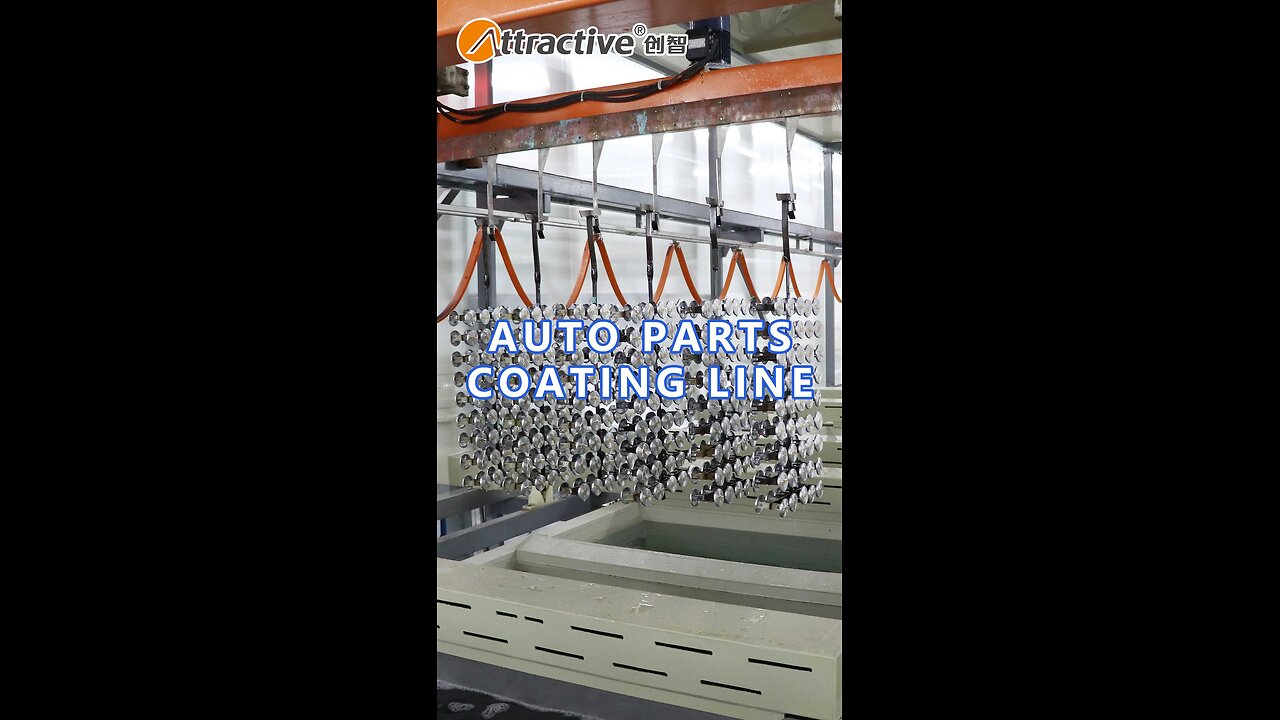 Car Logo Automatic Powder Coating Line