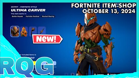 "NEW" ULTIMA CARVER SET IS HERE! FORTNITE ITEM SHOP (October 13, 2024)