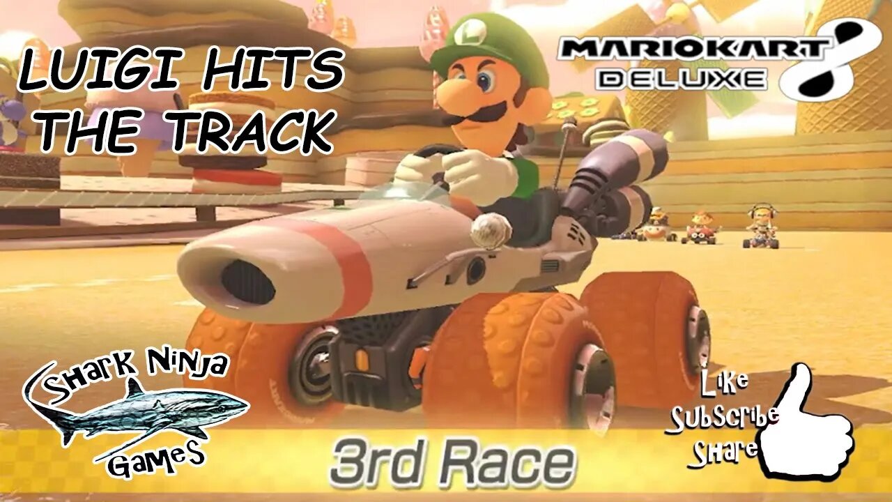 Luigi Hits The Track