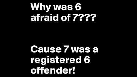 I am a registered six offender