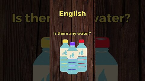 Is there any water? Learn Croatian the Easy Way! #shorts #learn #croatian #water