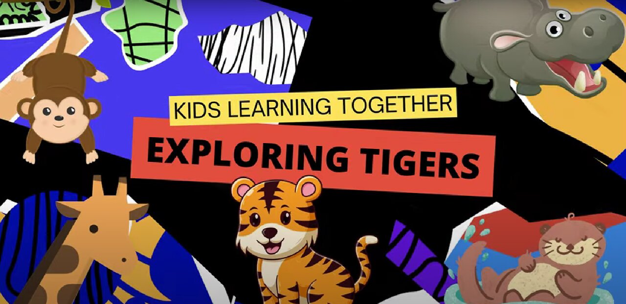 Kids Learning About Tigers