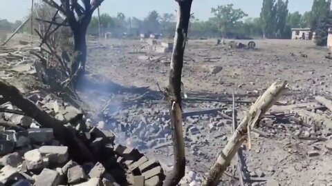 Ukrainian Forces destroyed the Russian warehouse in Luhansk, Irmino!