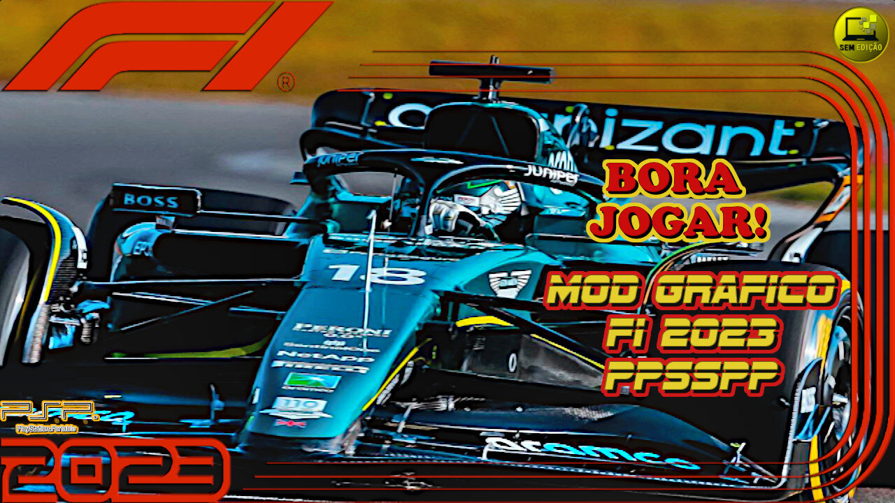 COMO BAIXAR E INSTALAR F1 2023 MOD GRÁFICO PARA PSP #psp #semedissaum #f12023