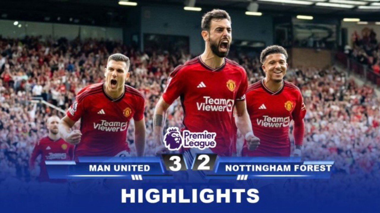 Manchester United 3-2 Nottingham Forest Extended Highlights 26/23 pl