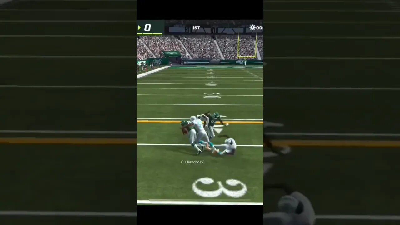 Jets TE Chris Herndon IV Pass Reception Gameplay - Madden NFL 22 Mobile Football