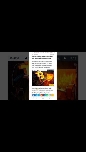 Bitcoin Crashes and Bear Markets History: 2009–2022 Full Explained #cryptomash #bitcoin