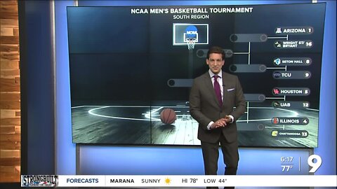 Arizona gets a No. 1 seed in the South Region
