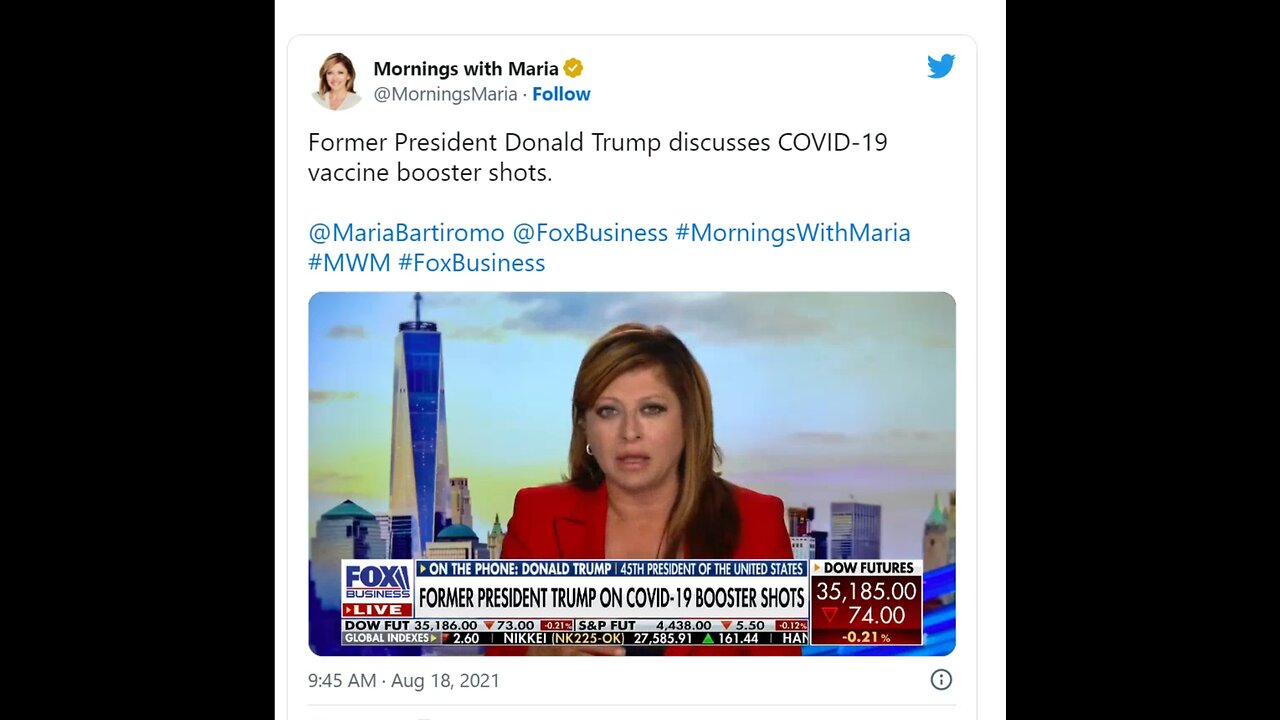 Trump said boosters were a "moneymaking operation"--and then he got boosted! WTF?