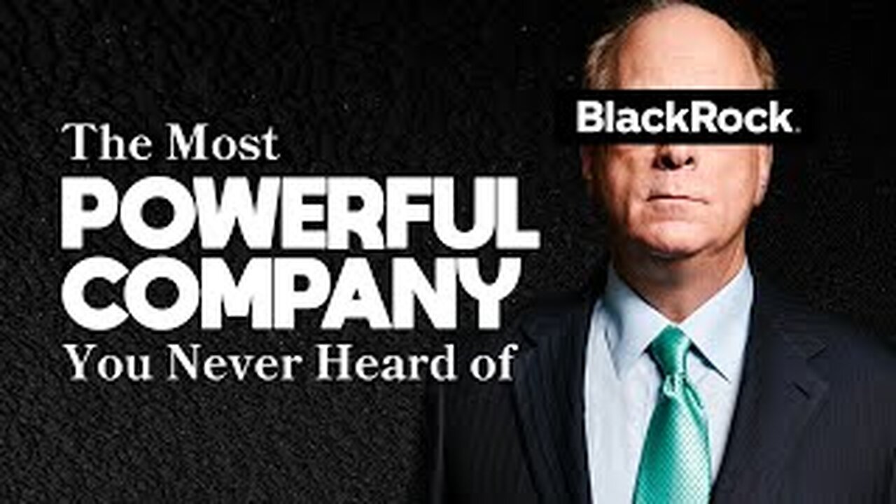 Who is Blackrock⁉️ and Larry Fink ( ⚫️ Blackrock owns 90% of the worlds Media 🩸☠️)