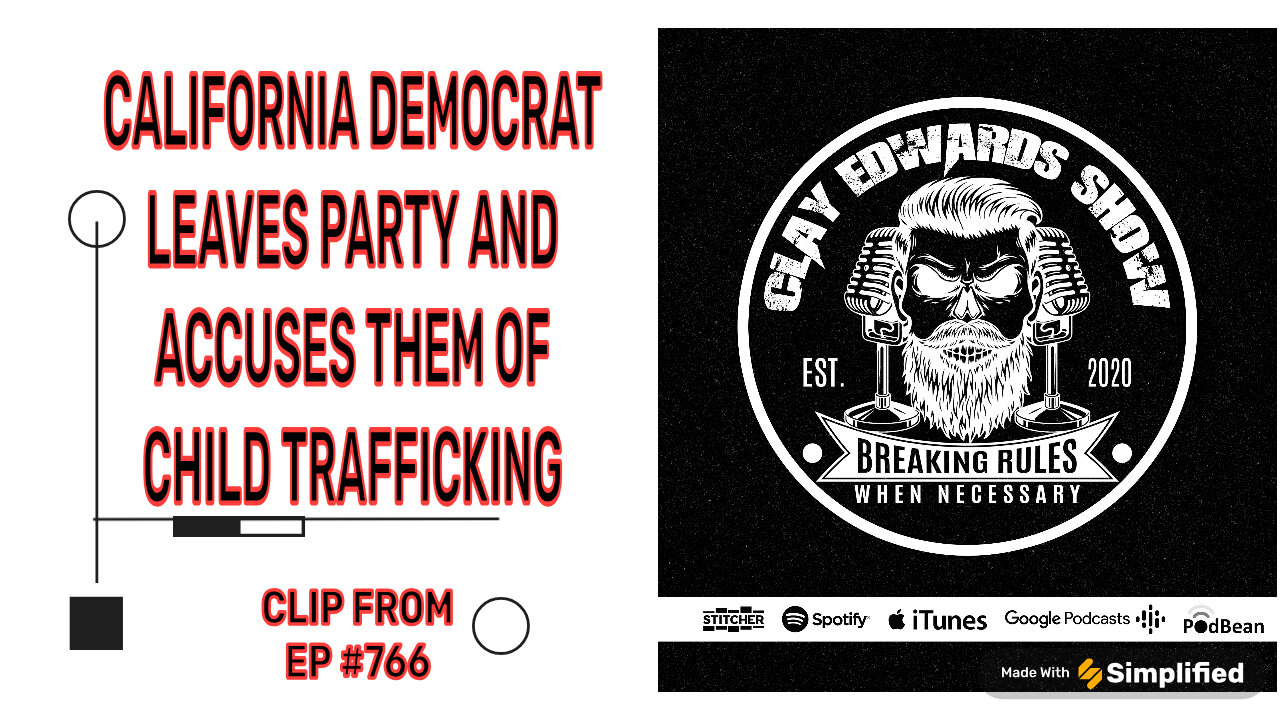 DEMOCRAT LEAVES PARTY & ACCUSES THEM OF TRAFFICKING MINORS