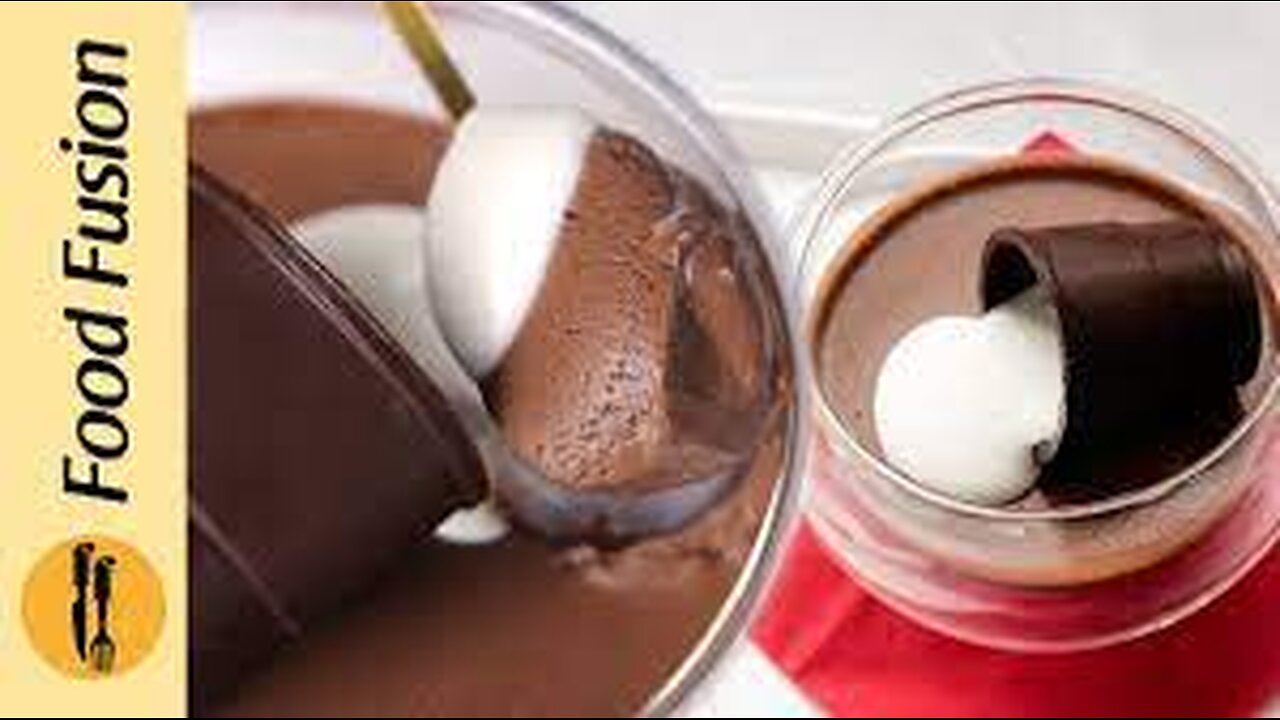 Chocolate Pot de Creme Recipe by Food Fusion