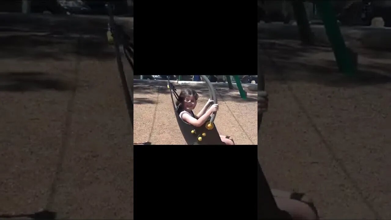 #Shorts At Our Local Playground Summer Fun especially on the Swing