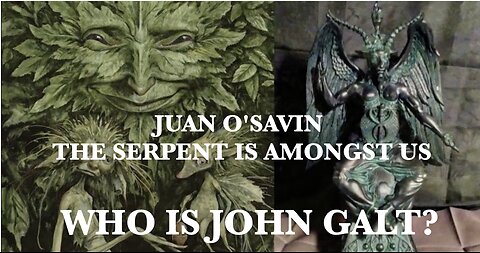 JUAN O'SAVIN- NEVER FORGET THE WORM. IN THE END GOD WINS. THX John Galt SGANON