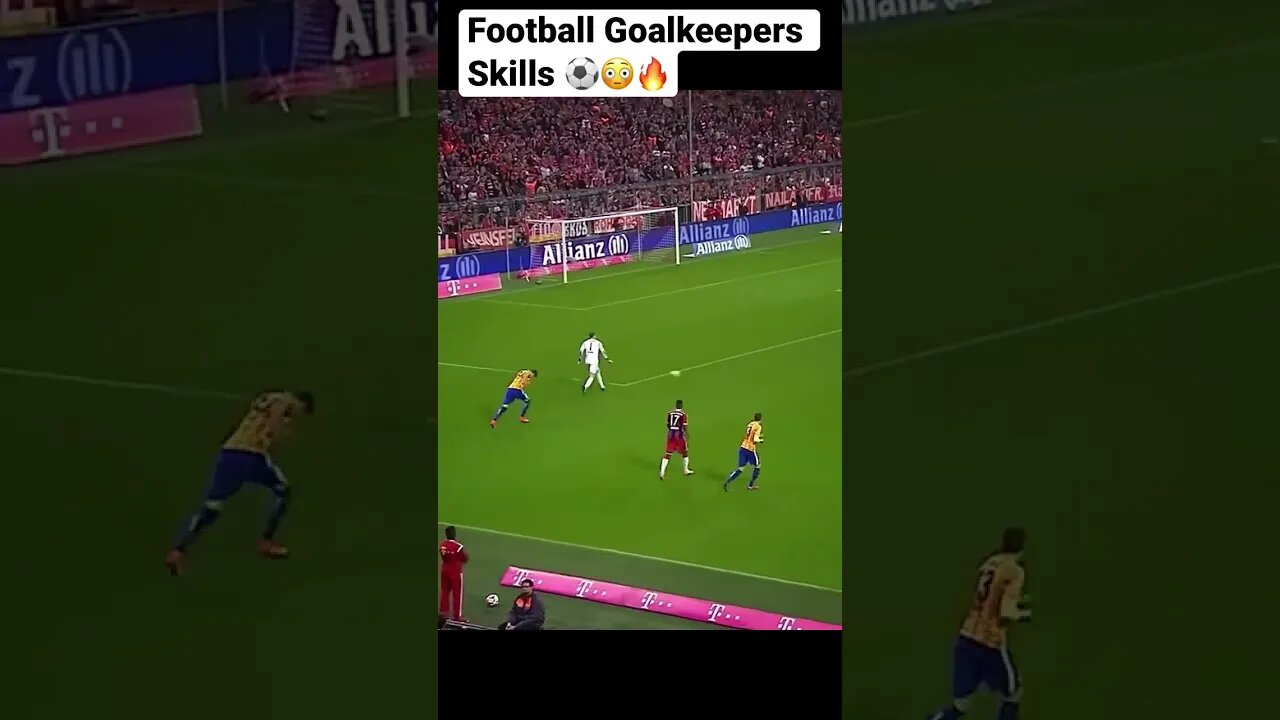 Football Goalkeepers Skills ⚽️😳🔥#shorts