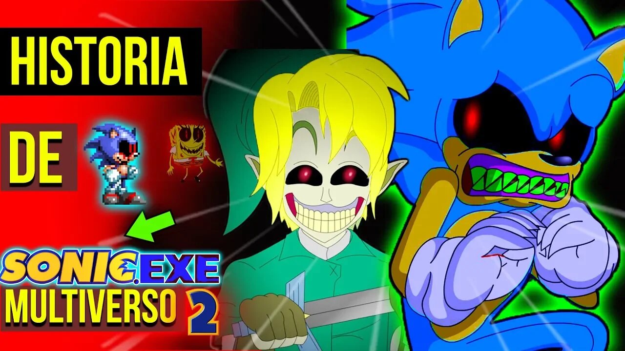 SONIC EXE no MULTIVERSO de ZELDA e 7 JOGOS 😈