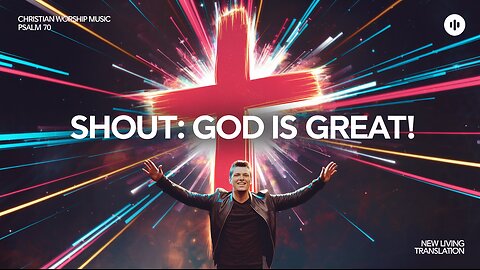 Shout: "God Is Great!" | (LYRICS) | Psalm 70 (NLT) - Christian Worship Songs - Praise & Worship -