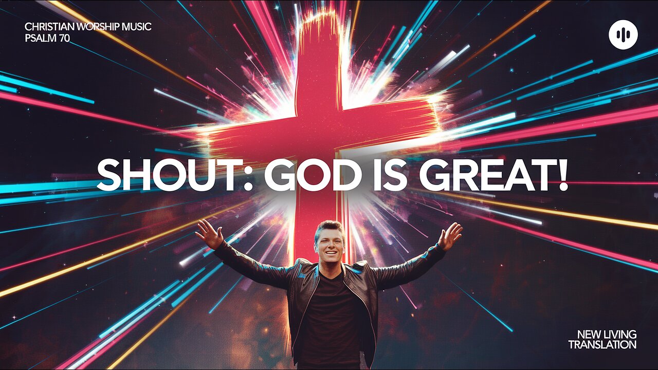 Shout: "God Is Great!" | (LYRICS) | Psalm 70 (NLT) - Christian Worship Songs - Praise & Worship -