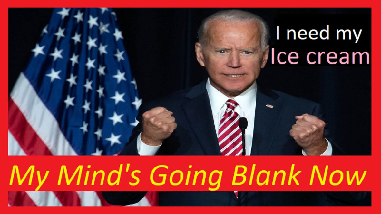 #FunnyBidenSong - My Mind's Going Blank Now #JoeBidenGaffes #FunnyJoeBiden #JoeBiden #BidenIceCream