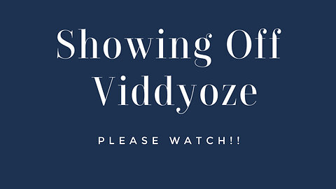 How to make in Viddyoze Video!