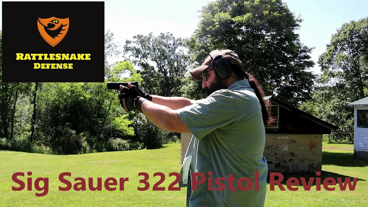 A look at the Sig Sauer 322 .22 pistol review. Very accurate for its class with a few issues.