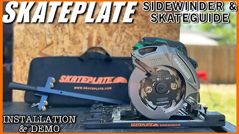 The SKATEPLATE For Circular Saws! Install & DEMO