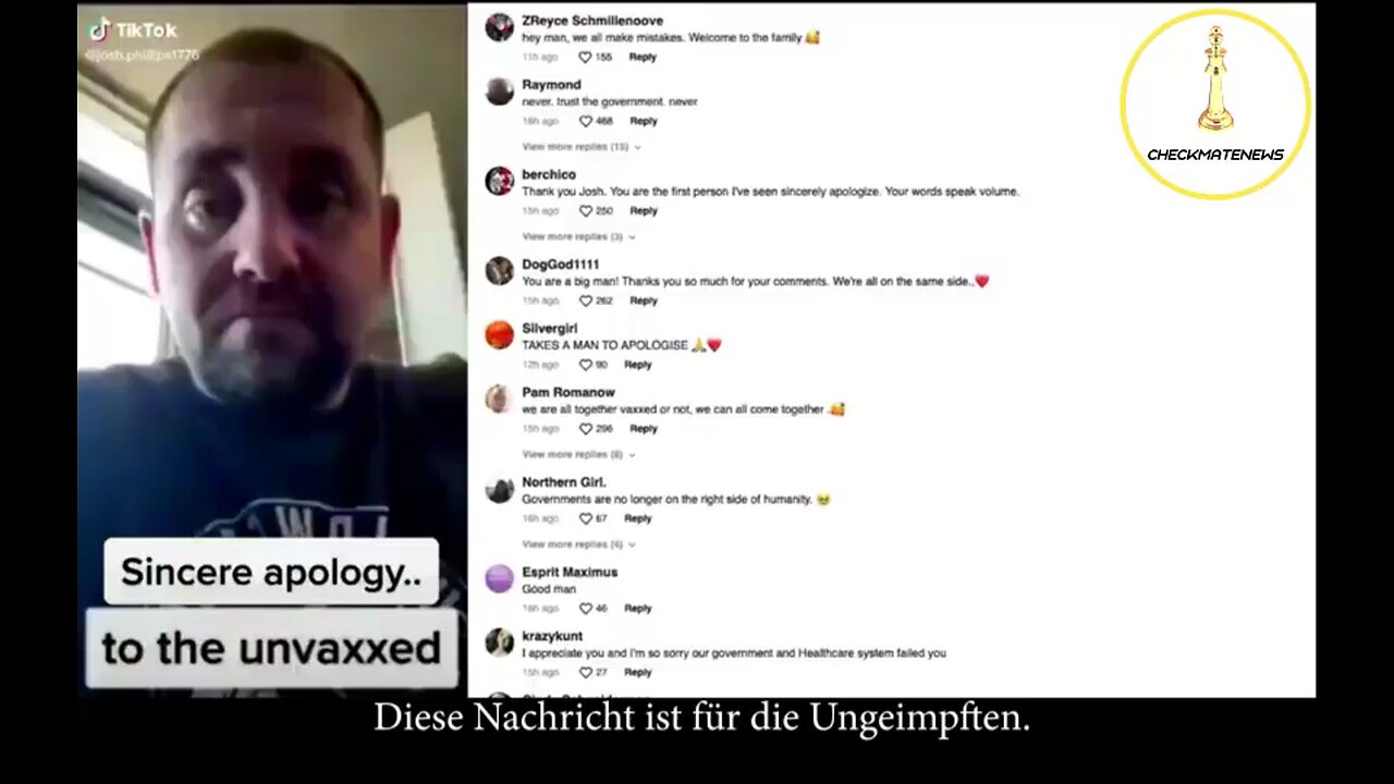 Apology to the unvaccinated