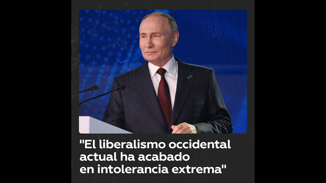 Putin: El liberalismo occidental justifica el terrorismo y el nazismo