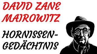 KRIMI Hörspiel - David Zane Mairowitz - HORNISSENGEDÄCHTNIS