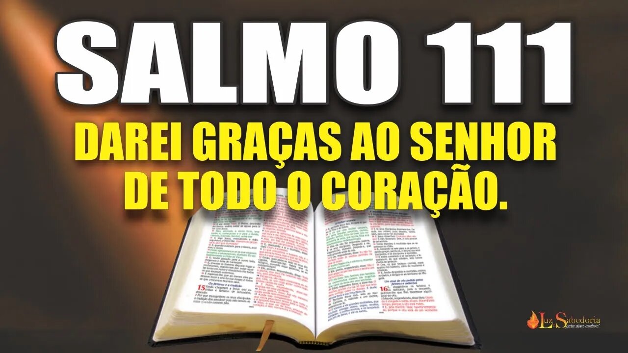 Livro dos Salmos da Bíblia: Salmo 111