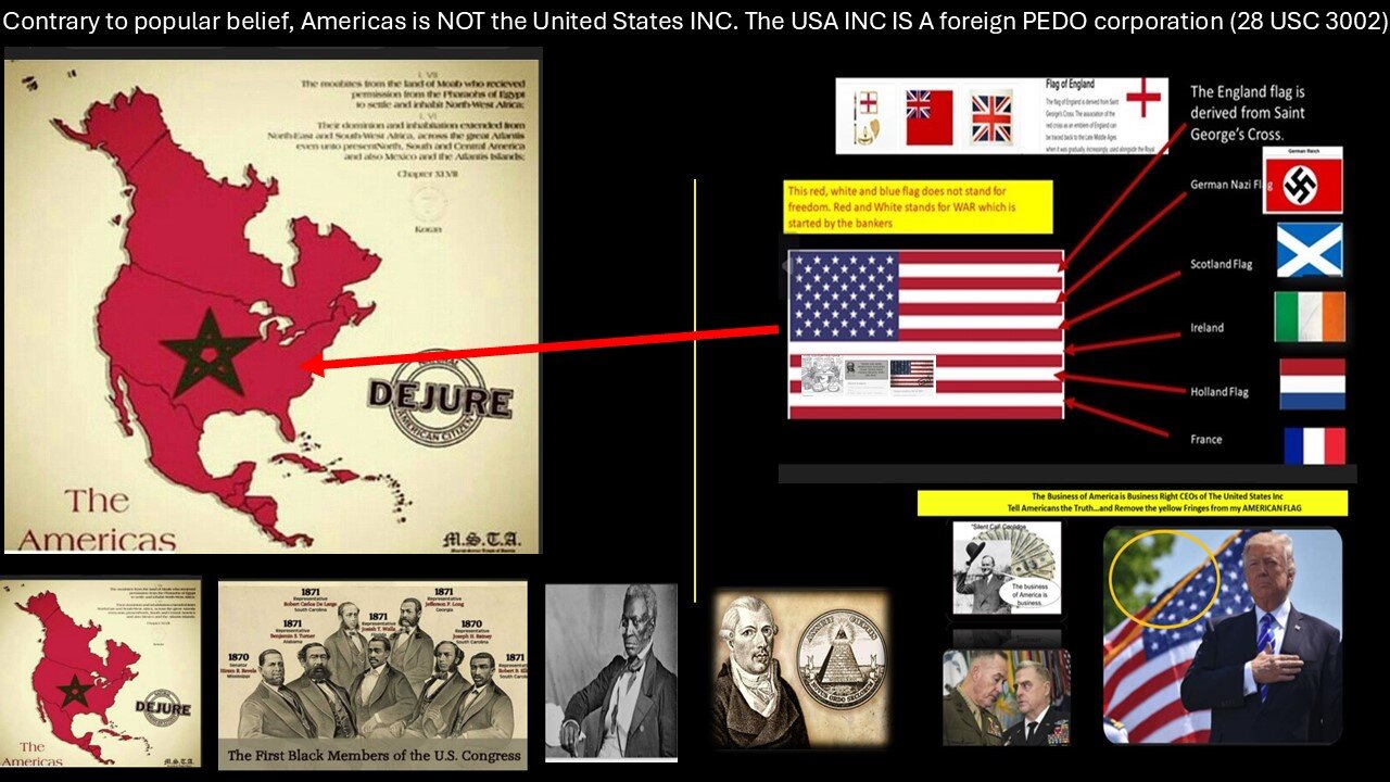 THE UNITED STATES INC FOREIGN PEDO FLAG IS NOT OUR AMOORICAN FLAG ASK ANY USA INC GENERAL