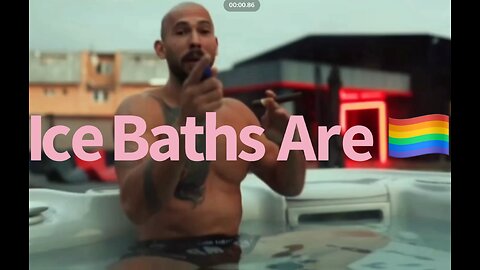 Andrew Tate Declares Ice Baths Are 🏳️‍🌈