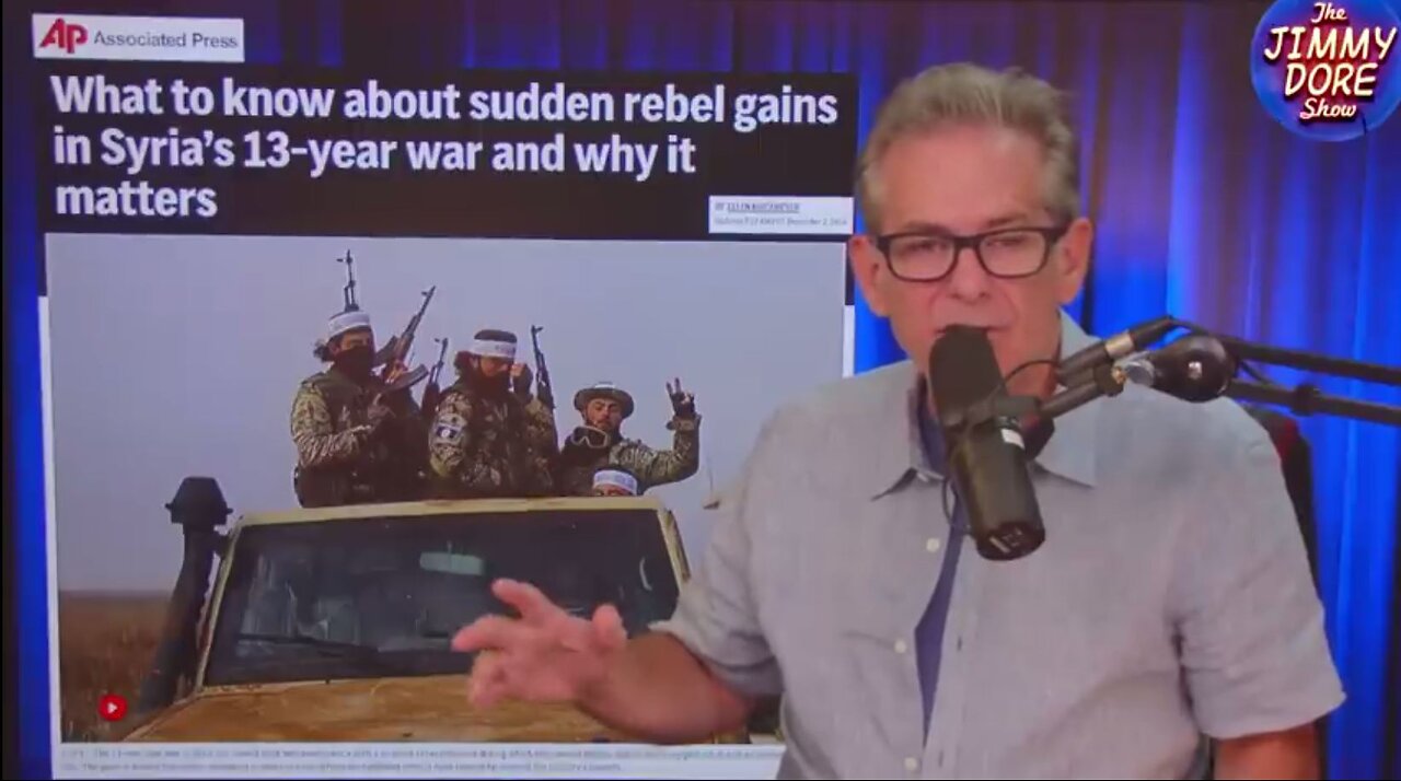 Excellent Summary By Jimmy Dore on Syria conflict & USA / Zionist Plan.