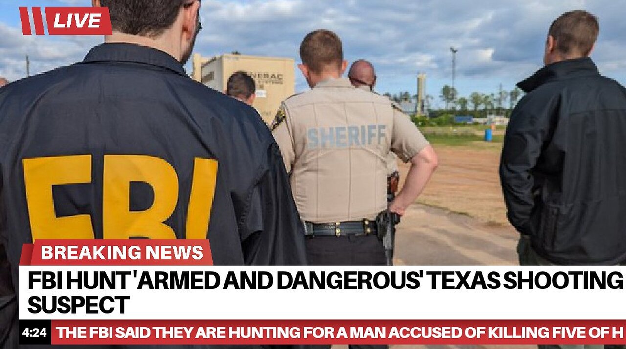 FBI hunt 'armed and dangerous' Texas shooting suspect