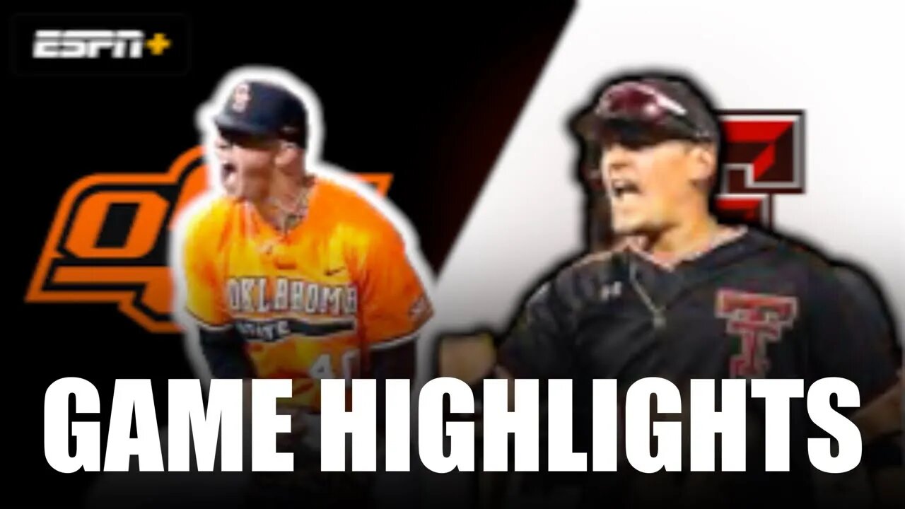 #9 Texas Tech vs #3 Oklahoma State Highlights (GREAT GAME 3!) | 2022 College Baseball Highlights