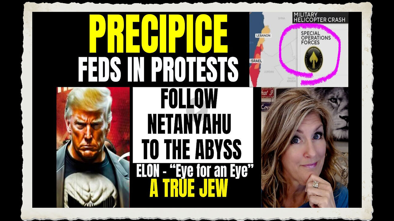 Precipice - Follow Netanyahu to Abyss- Elon Eye for Eye 11-14-23