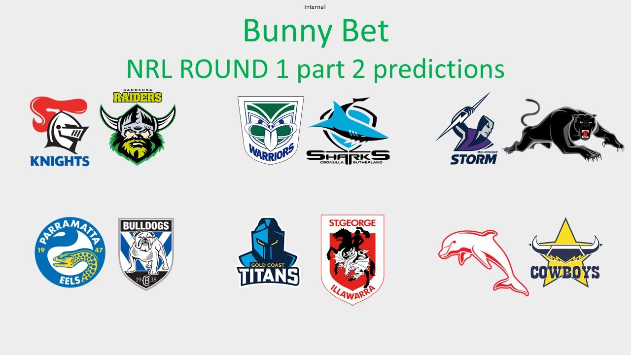 NRL tips round 1, part 2