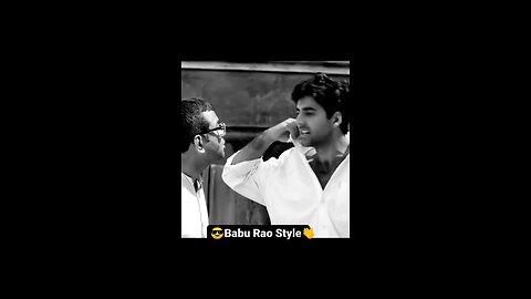 _ye baburao Ka style hai.._ Hera pheri #shorts #youtubeshorts