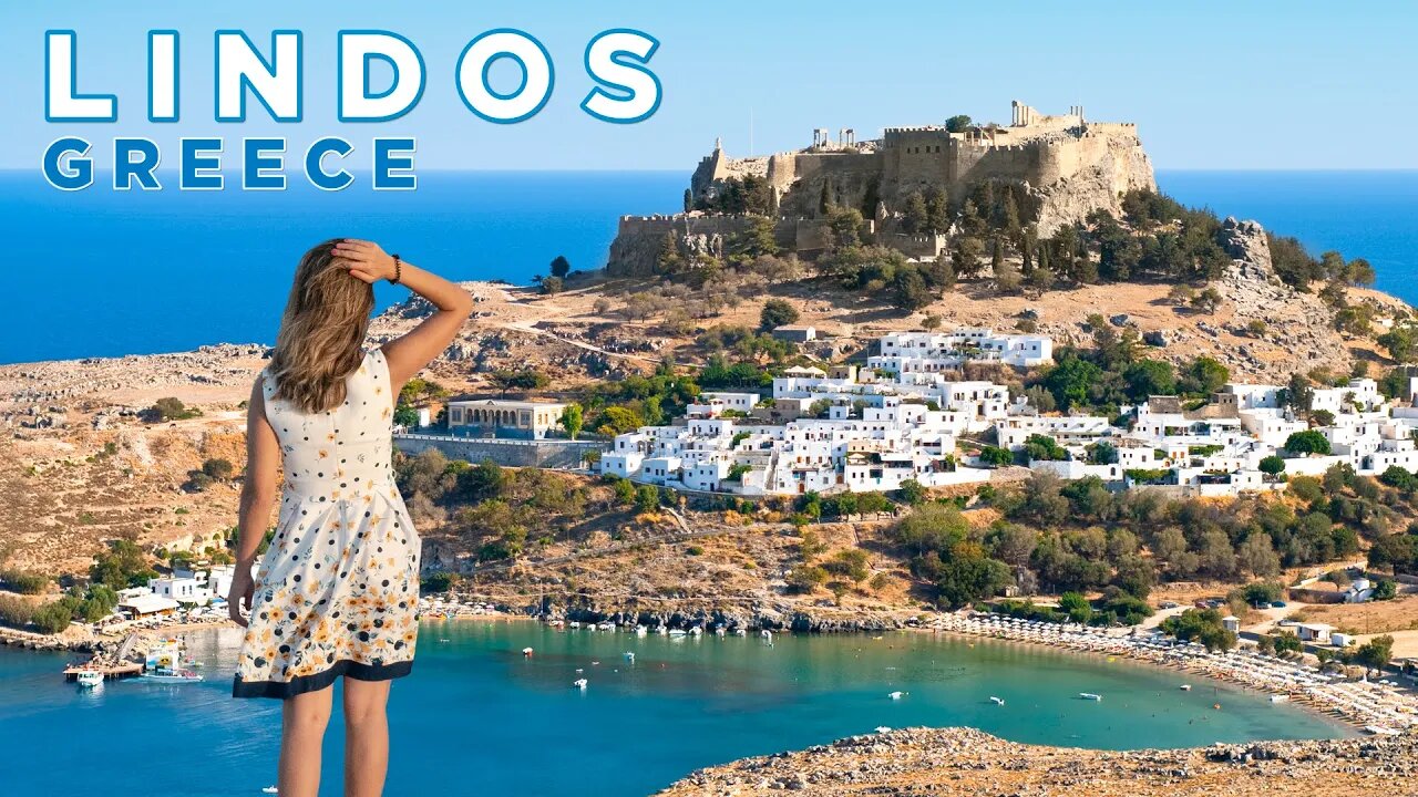 Lindos: the MOST BEAUTIFUL Village in Rhodes | Cave Diving in Greece