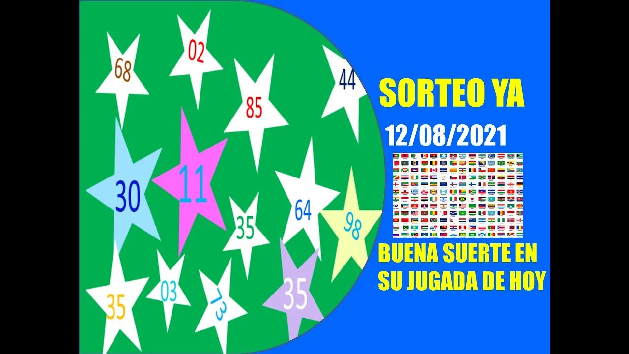 SORTEO YA NUMERO PROBABLE 12 AGOSTO 2021