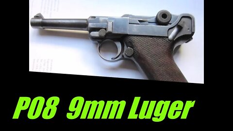 P08 Luger in 9mm