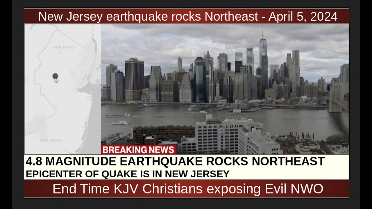 New Jersey earthquake rocks Northeast - April 5, 2024