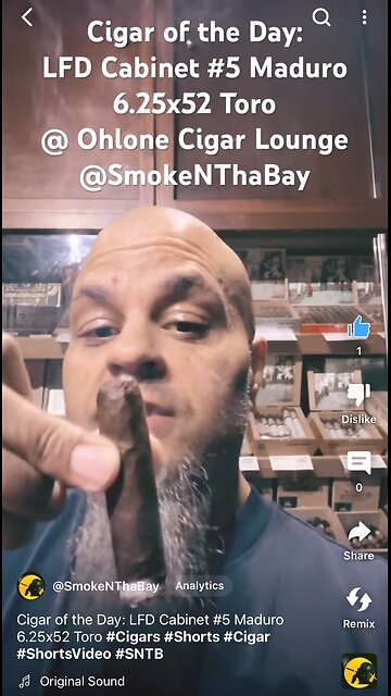 Cigar of the Day: LFD Cabinet #5 Maduro 6.25x52 Toro #Cigars #Shorts #Cigar #ShortsVideo #SNTB